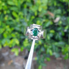 Natural Zambian Emerald Stone Ring Genuine Zamurd Stone Ring Original Emerald Stone Ring Original Zamurd Stone Ring in 925 Sterling Silver