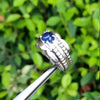 Mens Real Blue Sapphire Ring Original Blue Sapphire Ring Genuine Blue Sapphire Ring Natural Neelam Stone Ring Kashmiri Sapphire Ring in 925