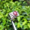 Natural Ruby Ring For Mens Original Ruby Stone Ring Genuine Ruby Stone Ring Real Yaqoot Stone Ring Real Ruby Stone Ring Unheated Ruby Stone