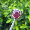 Natural Ruby Ring Real Ruby Ring Original Ruby Ring Unheated Untreated Ruby Ring Mens Genuine Ruby Ring Stone Yaqoot Stone Ring Natural Ston