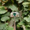 Natural Emerald Stone Ring Original Emerald Stone Ring Original Zamurd Stone Ring Real Emerald Stone Ring for Mens Genuine Emerald Ring 925