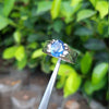 Mens Natural Blue Sapphire Ring Real Neelam Stone Ring Original Ceylon Blue Sapphire Ring Genuine Ceylon Sapphire Ring Ceylon Neelam Stone