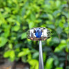 Natural Kashmiri Blue Sapphire Ring for Mens Real Blue Sapphire Ring Neelam Stone Ring Kashmiri Neelam Stone Original Blue Sapphire Ring