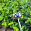 Natural Kashmiri Blue Sapphire Ring for Mens Real Blue Sapphire Ring Neelam Stone Ring Kashmiri Neelam Stone Original Blue Sapphire Ring