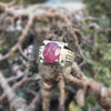 Natural Kabli Yaqoot Stone Ring Afghanistan Real Ruby Ring Original Ruby Kabli Afghanistan Stone Ring Shia Ring Untreated Ruby Stone Ring