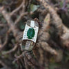 Natural Vivid Green Swat Emerald Stone Sterling Silver Ring Valentine Special Emerald Stone Ring Swat Pakistan Real Original Zamurd Ring