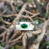 Natural Vivid Green Swat Emerald Stone Sterling Silver Ring Valentine Special Emerald Stone Ring Swat Pakistan Real Original Zamurd Ring