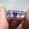 Natural Ceylon Blue Sapphire Ceylon Sapphire Neelam Ceylon Pink Sapphire Stone Sterling Silver Ring Real Natural Original Ceylon Sapphire