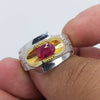 Kabli Ruby Stone Ring Afghanistan Real Natural Genuine Pigeon Blood Red Ruby Ring Mens Unheated Untreated Original Ruby Ring Yaqoot Stone