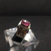 Rubellite Stone Sterling Silver Ring Fine Quality Rubellite Gemstone Ring Top Quality AAA Rubellite Stone Ring Mens Genuine Ruby Stone Ring