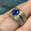 Royal Blue Natural Ceylon Blue Sapphire Neelam Stone Ring 100% Genuine Ceylon Sapphire Ring Natural Untreated Sapphire Ring Real Sapphire