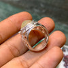 Original Ethiopian Fire White Opal Stone Ring Natural Opal Ring Real White Fire Opal Ring Opal Mens Ring Opal Fine Stone Ring Fire Opal