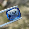 GIA Certified 5.68 Cts Natural Ceylon Royal Blue Sapphire Transparent Cushion Brilliant Cut