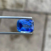 GIA Certified 5.68 Cts Natural Ceylon Royal Blue Sapphire Transparent Cushion Brilliant Cut