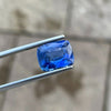 GIA Certified 5.68 Cts Natural Ceylon Royal Blue Sapphire Transparent Cushion Brilliant Cut