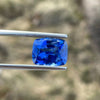 GIA Certified 5.68 Cts Natural Ceylon Royal Blue Sapphire Transparent Cushion Brilliant Cut