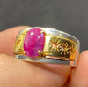 Afghanistan Kabli Ruby Ring Real Afghani Ruby Ring Natural Ruby Stone Ring Mens