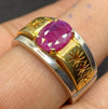 Afghanistan Kabli Ruby Ring Real Afghani Ruby Ring Natural Ruby Stone Ring Mens