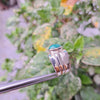 Rare Old Neeshapuri Green Sabza Feroza Silver Ring Real Green Sabza Feroza Ring