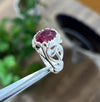 Real Natural African Red Ruby Ring Pigeon Blood Red Ruby Mens Ring Yaqoot Stone