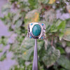 Rare Old Neeshapuri Green Sabza Feroza Silver Ring Real Green Sabza Feroza Ring