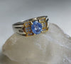 Original Mens Ceylon Sri Lanka Blue Sapphire Stone Silver Ring Real Neelam Ring