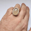 Valentine Gift Moonstone Dur e Najf Stone Ring Natural Original Moonstone Ring