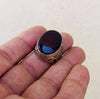 Real Black Yemeni Yamani Agate Aqeeq Akik Haqeeq Stone Blood Red Underlight Ring