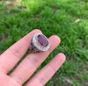 Pigeon Blood Red Mozambique Ruby Ring Original Ruby Ring Mens Natural Ruby Ring