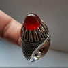 Hashbi Kabadi Yemeni Aqeeq Sterling Silver Ring Xmas Gift Shia Ring Islamic Ring