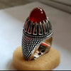 Hashbi Kabadi Yemeni Aqeeq Sterling Silver Ring Xmas Gift Shia Ring Islamic Ring