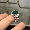 Real Zambian Emerald Stone Ring Original Zamurd Zambian Emerald Ring Silver 925