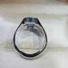 Swiss Blue Topaz Ring Real Topaz Ring Original Blue Swiss Topaz Stone Mens Ring