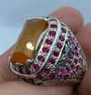 Natural African Yellow Sapphire Stone Ring Original Pukhraj Yellow Sapphire Ring