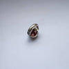 Emerald Cut Pigeon Blood Red Ruby Stone Sterling Silver Ring Burma Ruby Ring Men