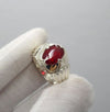 Blood Red African Untreated Ruby Fine Ring Ruby Fashion Ring Real Ruby Fine Ring