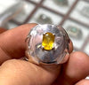 Rare Natural Yellow Sapphire Ceylon Pukhraj Real Pukhraj Ceylon Neelam Ring