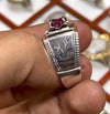 Blood Red Afghani Kabli Ruby Ring Natural Real Kabli Afghanistan Ruby Stone Ring