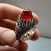 Hashbi Kabadi Yemeni Aqeeq Sterling Silver Ring Xmas Gift Shia Ring Islamic Ring