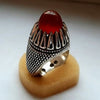 Hashbi Kabadi Yemeni Aqeeq Sterling Silver Ring Xmas Gift Shia Ring Islamic Ring