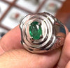 Natural Swat Emerald Zamurd Ring Genuine Swati Emerald Real Swat Emerald Ring