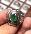 Natural Swat Emerald Zamurd Ring Genuine Swati Emerald Real Swat Emerald Ring