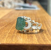 Real Zambian Emerald Stone Ring Original Zamurd Zambian Emerald Ring Silver 925