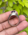 Original Emethest Stone Ring Unique Design Top Quality Real Amethyst Stone Ring