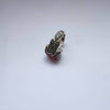 Emerald Cut Pigeon Blood Red Ruby Stone Sterling Silver Ring Burma Ruby Ring Men