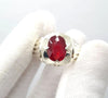 Blood Red African Untreated Ruby Fine Ring Ruby Fashion Ring Real Ruby Fine Ring