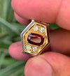 Blood Red Tanzania Garnet Natural Gemstone Ring Original Garnet Stone Ring Mens