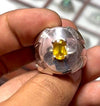 Rare Natural Yellow Sapphire Ceylon Pukhraj Real Pukhraj Ceylon Neelam Ring