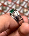 Emerald Stone Ring For Mens Emerald Stone Fashion Ring Emerald Stone Handcrafted