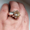 Champagne Color Original Moissanite Ring Real Genuine Moissanite Ring For Mens